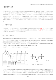 2 生体のエネルギー