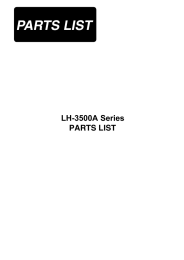 PARTS LIST