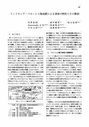 イ ン ドネシア ・ フローレス島地震による津波の特性とその教訓