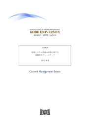 情報システム投資の評価に関する実践的なフレームワーク