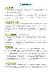 調査対象業種の定義 ソフトウェア業 情報処理・提供サービス業 デザイン
