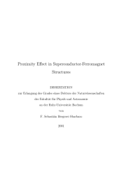 Proximity effect in superconductor ferromagnet structures