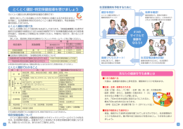 とくとく健診・特定保健指導を受けましょう