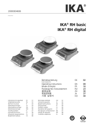 IKA® RH basic IKA® RH digital