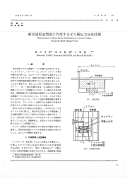 射出成形金型面に作用するせん断応力分布計測