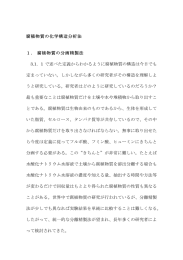 腐稙物質の化学構造分析法 1． 腐植物質の分画精製法 3.1．1 で述べた