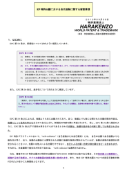 EP 特許出願における自己抵触に関する留意事項