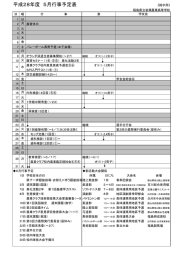 平成28年度 5月行事予定表