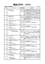 ビデオリストダウンロード