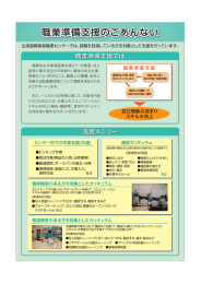 職業準備支援のごあんない