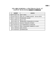 別表13 フランス産チーズ命令対象（ﾘｽﾃﾘｱ・ﾓﾉｻｲﾄｹﾞﾈｽ）