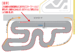 使用します。 白線部分にはみ出したり丶 走行ラインとして使用したりしな