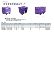 防音型洗浄機VKシリーズ