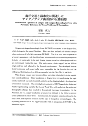 海洋交通と都市化に関連したデング／デング出血熱の伝播動態