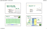 統計の分析と利用 一次元のデータ