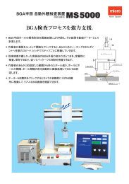 BGA検査プロセスを強力支援。