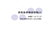 地盤について（3－砂の液状化のしくみと対策）