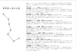 人の本命星（ほんみょうじょう）