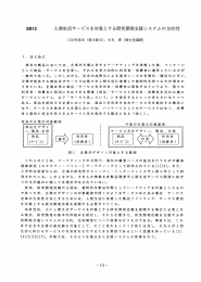 2Bー2 人間生活サービスを対象とする研究開発支援システムの方向性