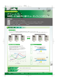 アブソートマー™ 制振性、応力緩和性能に優れたα-オレフィン