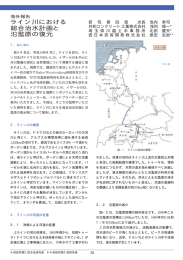 ライン川における 総合治水計画と 氾濫原の復元