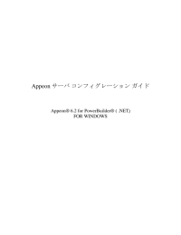 表示 - Appeon