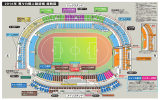 2016年 等々力陸上競技場 席割図