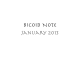 2013年1月 - bicoid