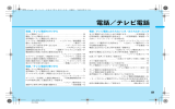 電話／テレビ電話