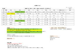 8月の練習日程を更新しました