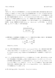 Page 1 平成18年度入試 電子光科学II-5/5 下図のように、厚さd の n 型