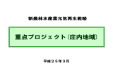 重点プロジェクト(庄内地域)