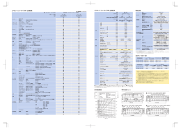 エアロエース ショートタイプMM 主要装備表 （PDF:700KB）