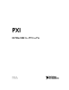 NI PXIe-1082 ユーザマニュアルおよび仕様