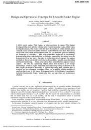 Design and Operational Concepts for Reusable Rocket Engine