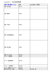 みんなのお仕事6月分