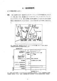 Page 1 A (地球環境学) 以下の問題を解答しなさい 問題 図1は地球の