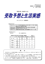 平成 18 年 冬のボーナス 概 況