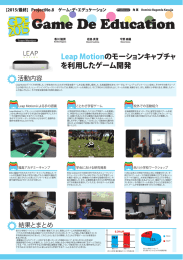 Leap Motionのモーションキャプチャ を利用したゲーム開発