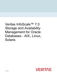 Oracle - Veritas Services and Operations Readiness Tools