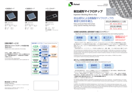 射出成形マイクロチップ