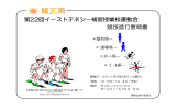 競技進行要領書 第22回イ−ストテネシ−補習授業校運動会 競技進行