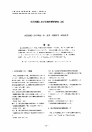 防災問題における資料解析研究 (28)