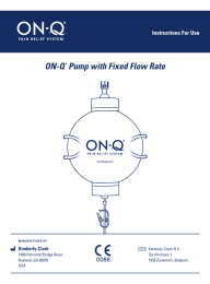 ON-Q* Pump with Fixed Flow Rate