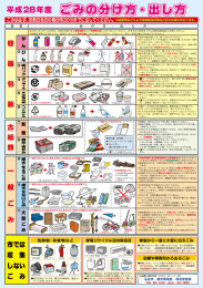 ごみの分け方・出し方