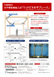 水平構面補強工法「ウッドピタ水平ブレース