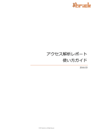 brick アクセス解析レポート マニュアル