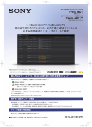 XDCAM/XAVCフォーマットチェックツール 1602 1674KB