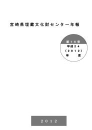 宮崎県埋蔵文化財センター年報第16号