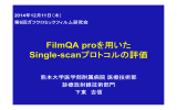 FilmQA proを用いた Single